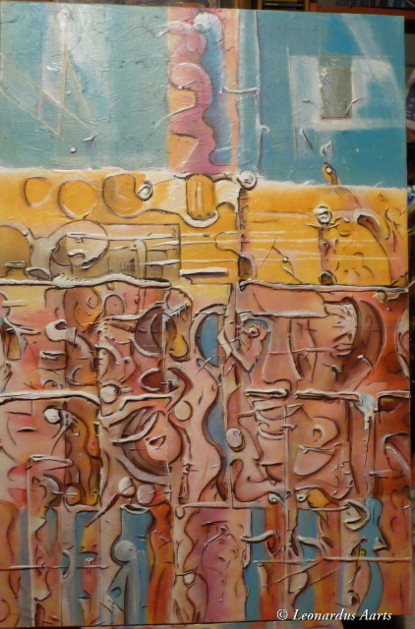 'Sinfonia' by Leonardus Aarts (Sinfonia is the Italian word for symphony, from the Latin symphonia, in turn derived from Ancient Greek &#963;&#965;&#956;&#966;&#969;&#957;&#943;&#945; symph&#333;nia from the prefix &#963;&#973;&#957; (together) ...)
